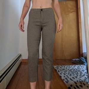 Gingham Trousers